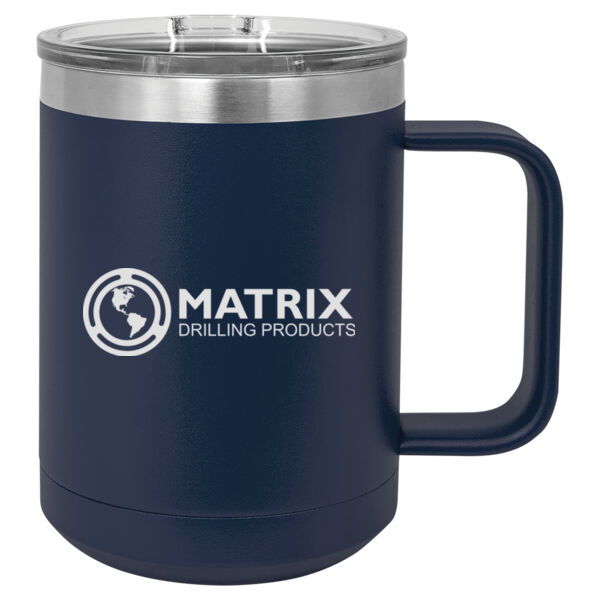 Matrix Drilling - Polar Camel 15 oz.  Mug with Slider Lid Thumbnail