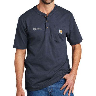 Matrix Drilling - Short Sleeve Henley T Shirt Thumbnail