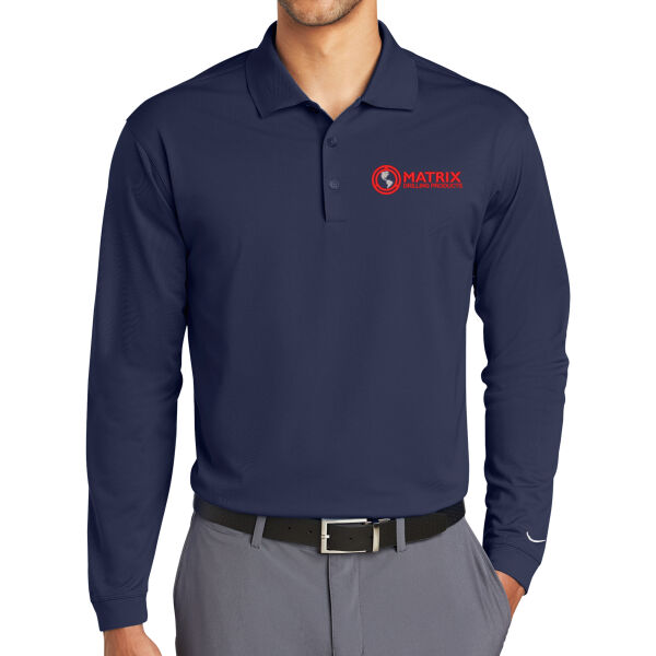 Matrix Drilling - Long Sleeve Dri FIT Stretch Tech Polo Thumbnail