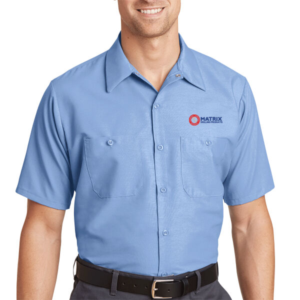 Matrix Drilling - Short Sleeve Industrial Work Shirt Thumbnail