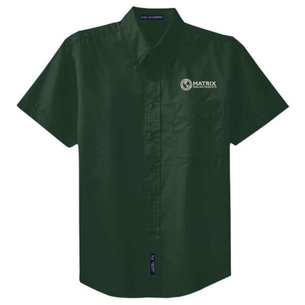 Matrix Drilling - Tall Short Sleeve Easy Care Shirt Thumbnail