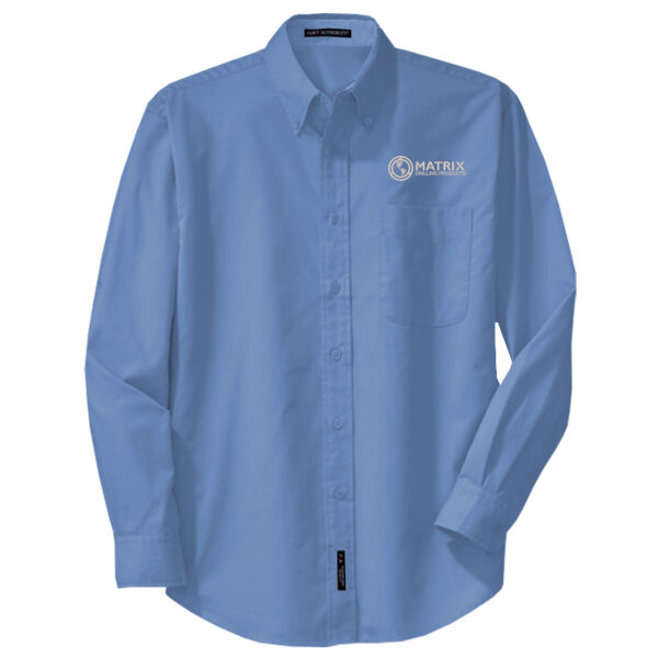 Matrix Drilling - Tall Long Sleeve Easy Care Shirt Thumbnail